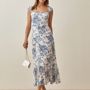 Reformation Nikita dress in Pompadour